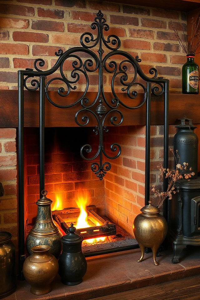 40 Wood-Burning Stove Decor Ideas To Warm Up Your Space 30 artistic focal point screens