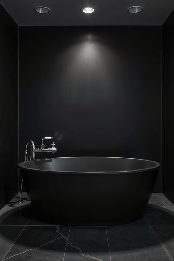 15 Bathrooms With Black Fixtures to Inspire Your Next Reno Project 51 black bathtubs modern elegance