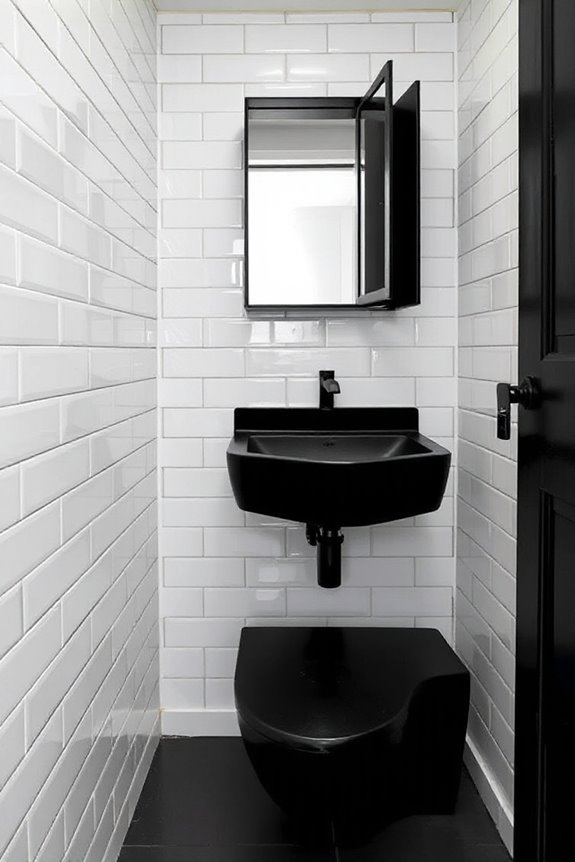 15 Bathrooms With Black Fixtures to Inspire Your Next Reno Project 65 bold black fixtures elegance