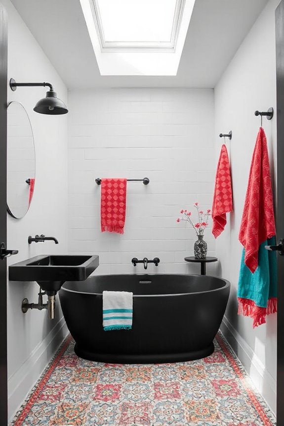 15 Bathrooms With Black Fixtures to Inspire Your Next Reno Project 100 bold black fixtures vibrant accents