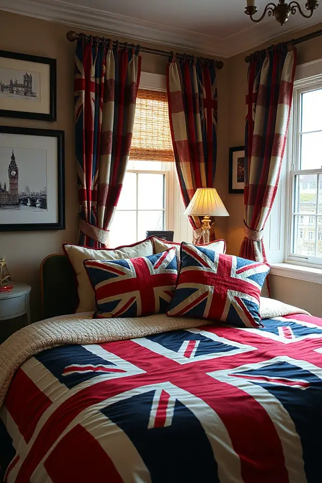 british flag bedroom decor