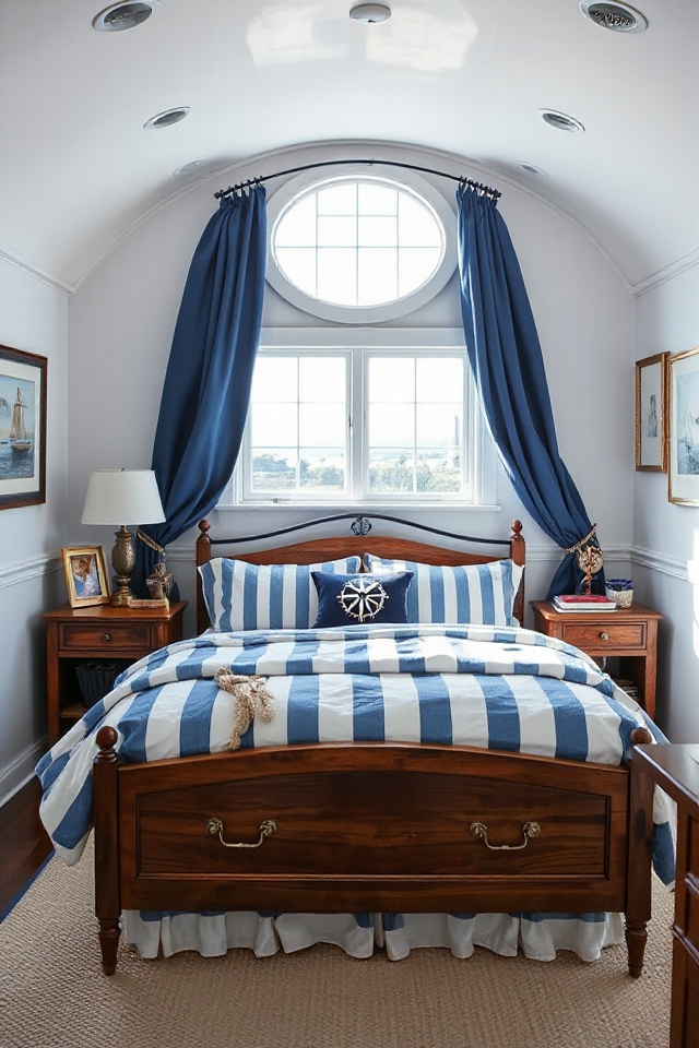 40 Nautical Bedroom Ideas if You Love Boats and Adventures 23 calming coastal retreat decor