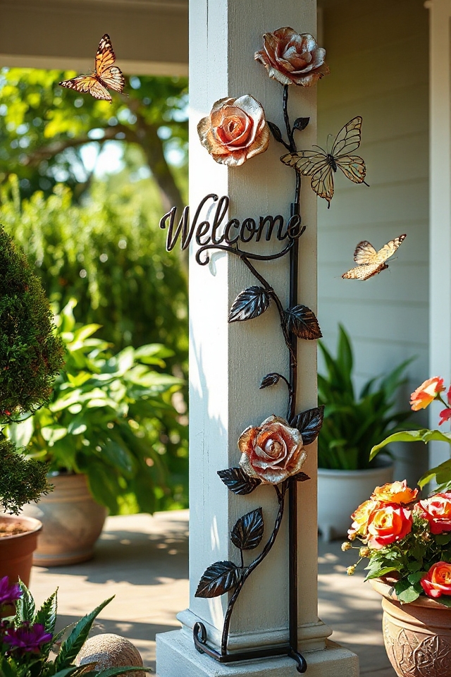 charming artistic metal sculptures