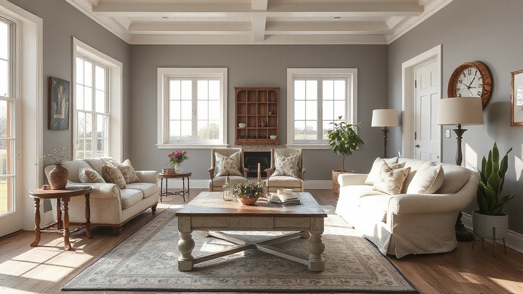 charming grey farmhouse interiors