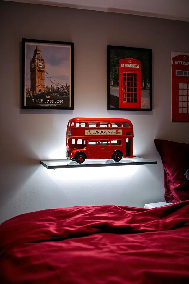 charming london bus decor