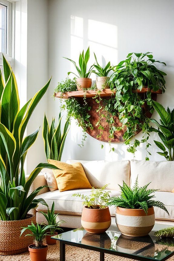Incorporate Plants to Bring Life and Freshness to Your Living Room 2 choosing plants for environment