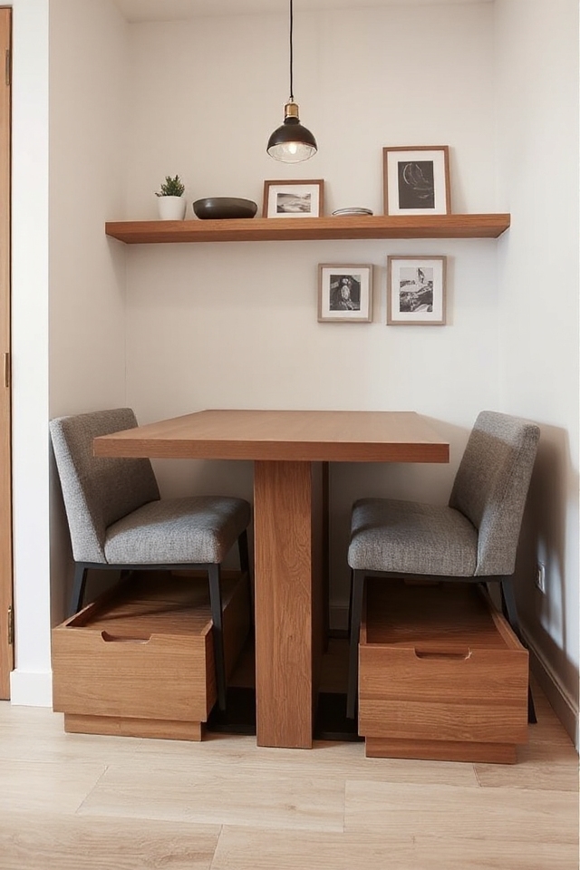 clever hidden storage options