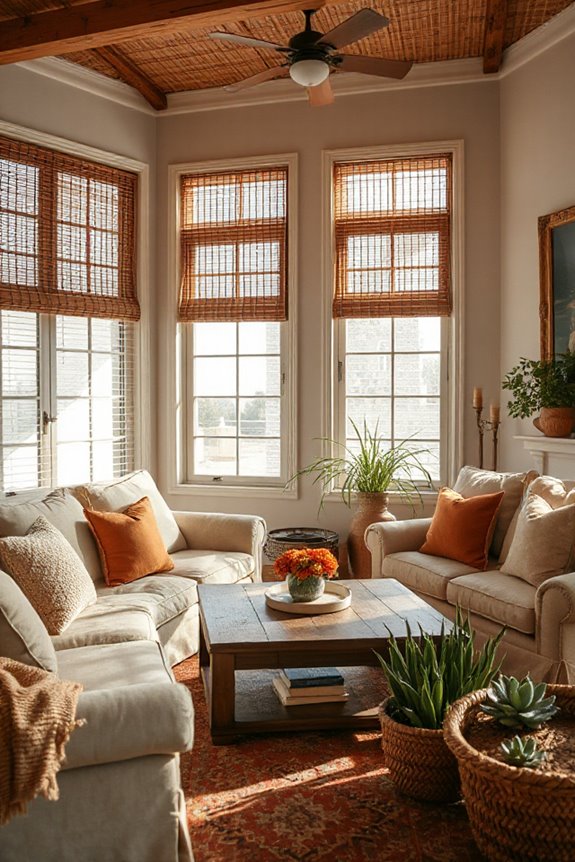 Don’t Miss These 22 Stunning Living Rooms in Warm Neutrals 107 cozy bohemian earthy retreat