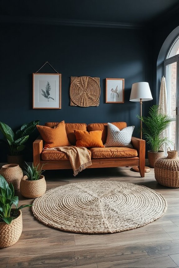 cozy boho living room decor