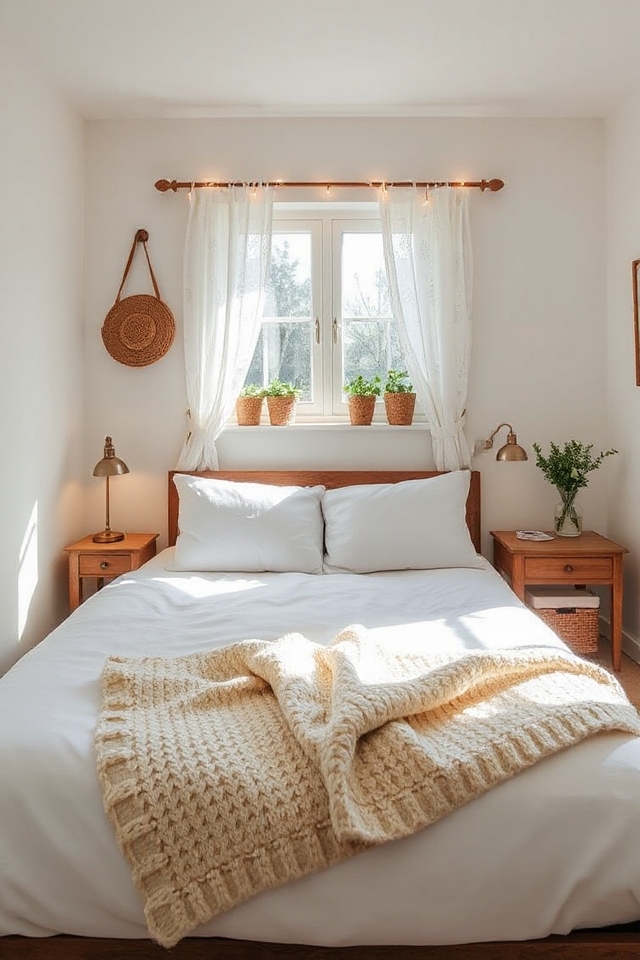 Would You Try A No Headboard Bedroom? These 22 Homes Make It Work 9 cozy cottage bedroom aesthetics