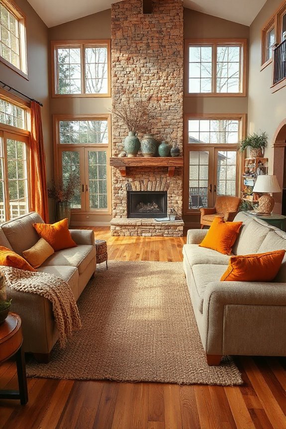 Don’t Miss These 22 Stunning Living Rooms in Warm Neutrals 2 cozy earth tone sanctuary