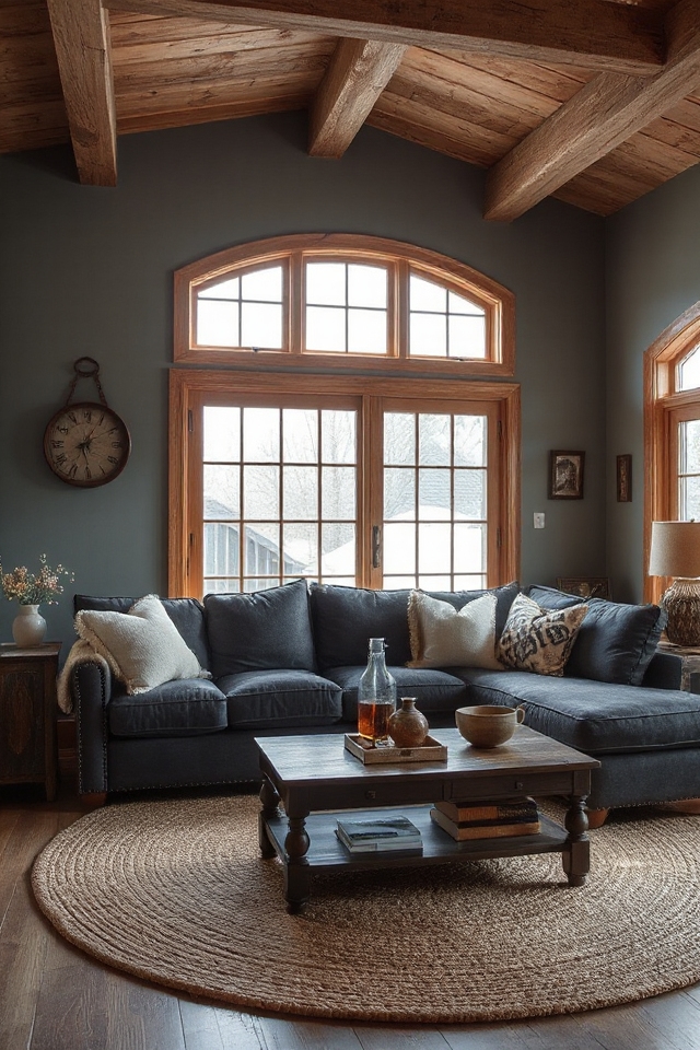 cozy grey rustic charm