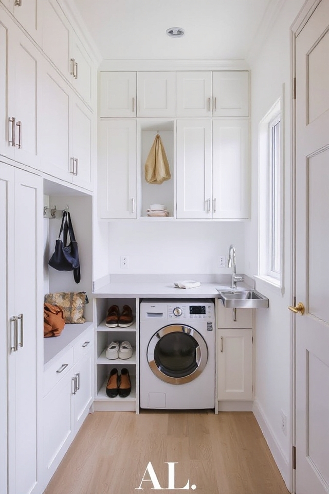 27 Clever Mudroom and Laundry Room Ideas To Maximize Space 172 custom cabinets optimize storage