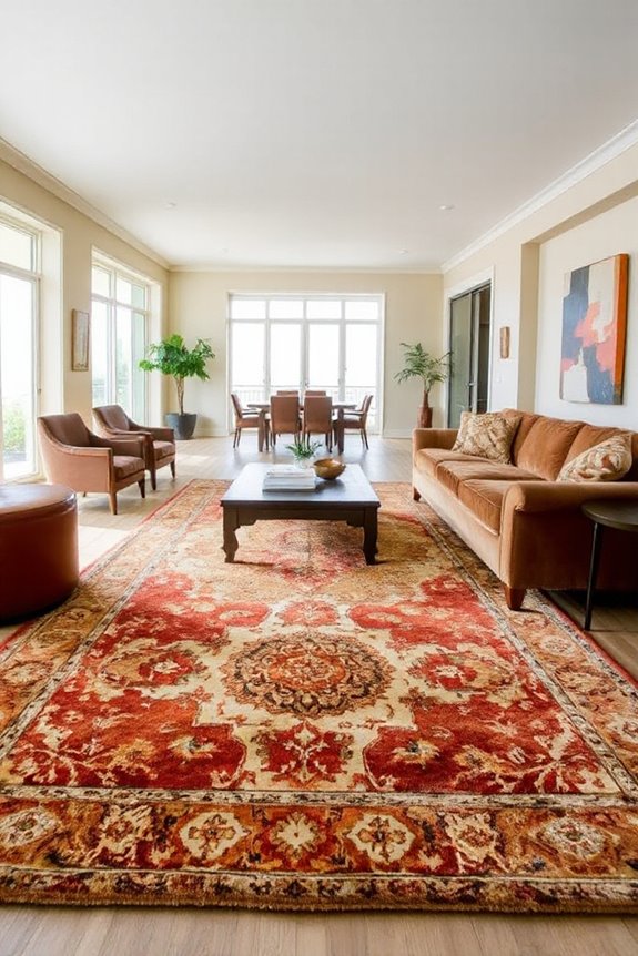 Tip: Use Area Rugs to Define Separate Conversation Areas in Your Open Floor Plan 23 distinct zones with rugs