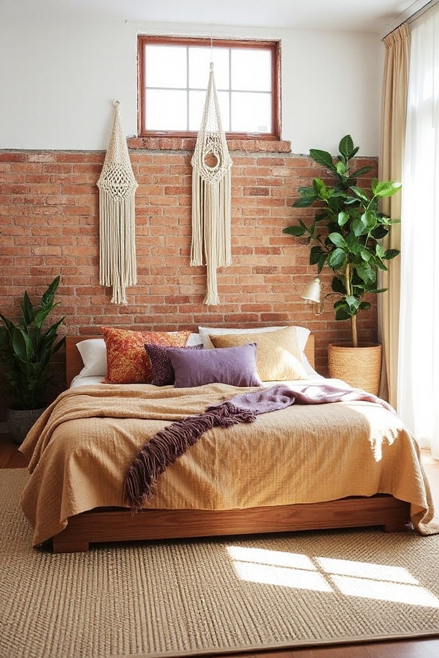 Would You Try A No Headboard Bedroom? These 22 Homes Make It Work 30 eclectic boho bedroom decor