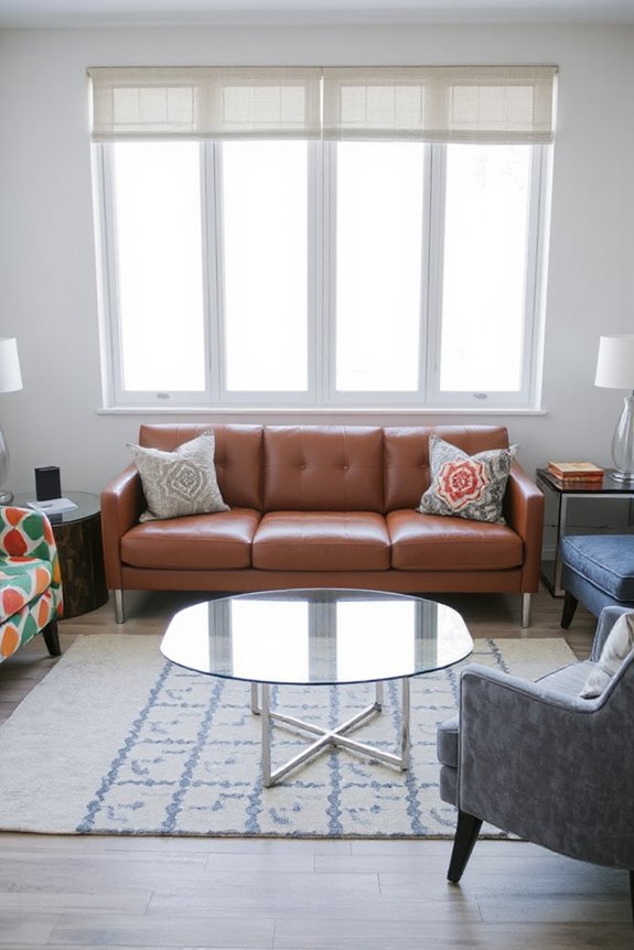 15 Ways to Style a Brown Leather Couch to Look Modern 30 eclectic chair combinations showcased