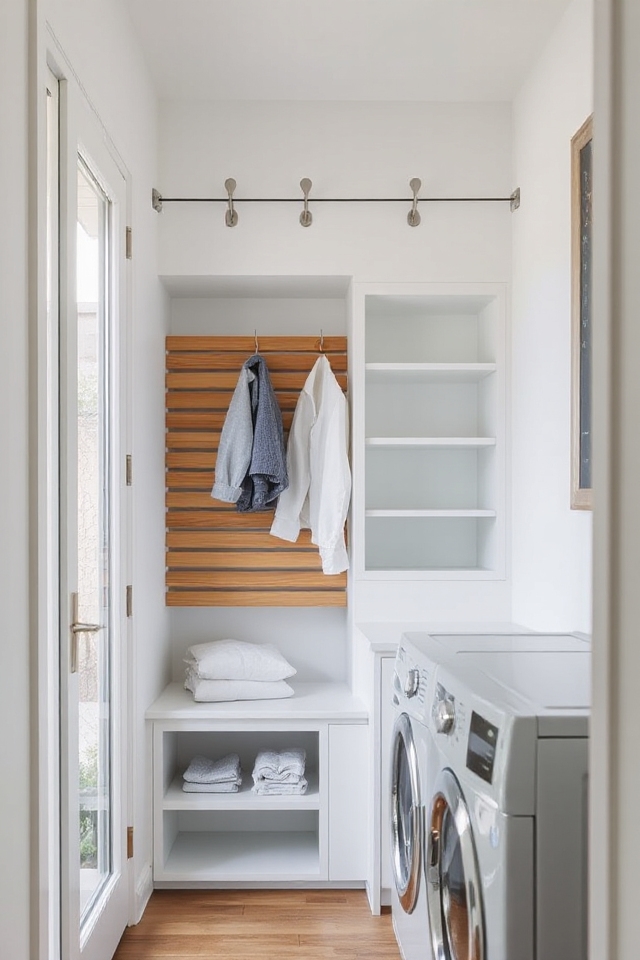 27 Clever Mudroom and Laundry Room Ideas To Maximize Space 114 efficient air drying solutions available