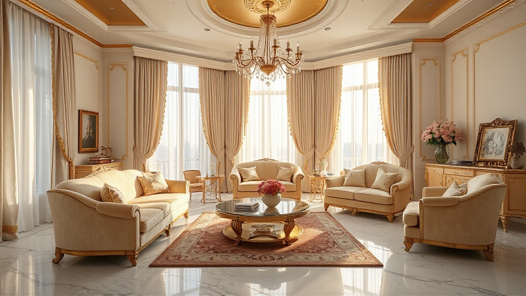 elegant cream and gold d cor