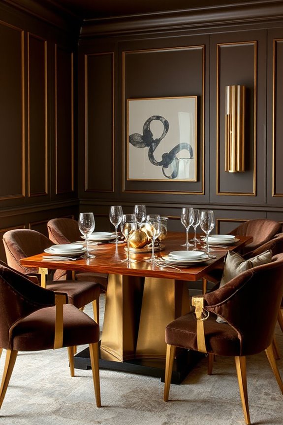 elegant dining room maintenance