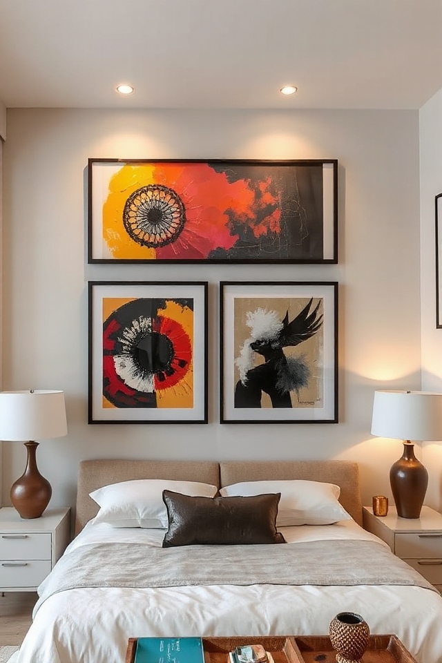 20 Inexpensive Ways To Make Your Apartment Look Expensive 107 eye level art enhances decor