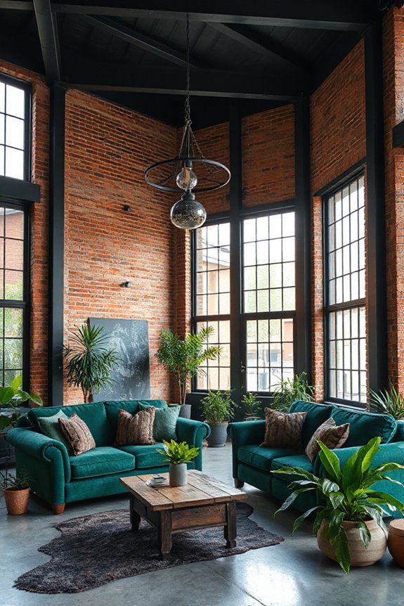 Luxurious Industrial Green Living Room Concept 40 harmonious industrial green decor
