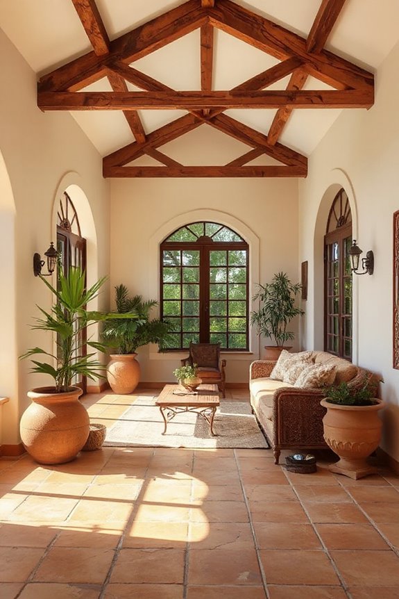 Warm Mediterranean Living Room in Terracotta and Cream 61 harmonious mediterranean design essentials