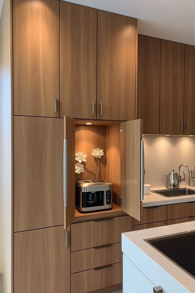 hidden appliances decorative panels