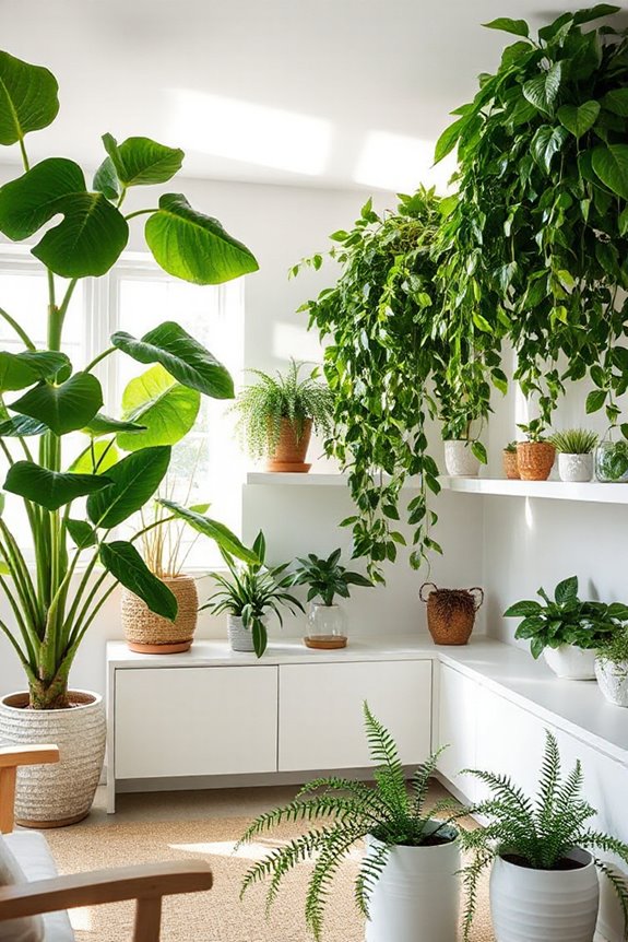 Incorporate Plants to Bring Life and Freshness to Your Living Room 16 indoor plant watering routine