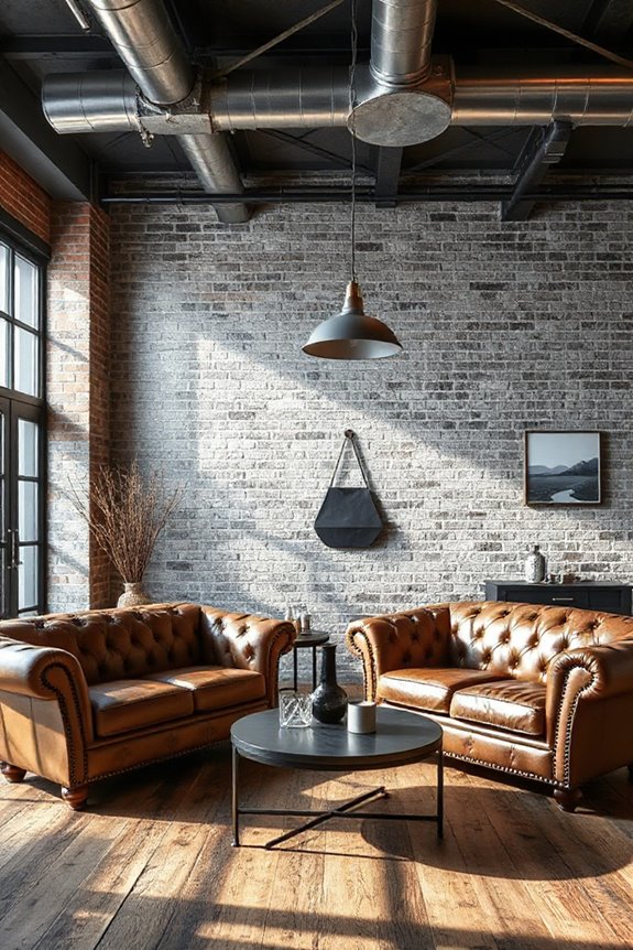 16 Beautiful Grey Farmhouse Living Rooms We Love 61 industrial leather farmhouse decor