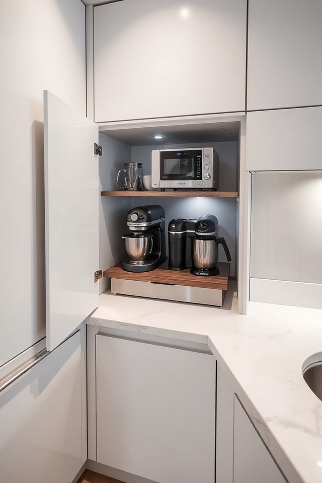 innovative kitchen appliance concealment