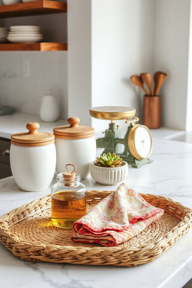 28 Kitchen Counter Styling Ideas That Are Functional and Beautiful 28 layered kitchen counter aesthetics