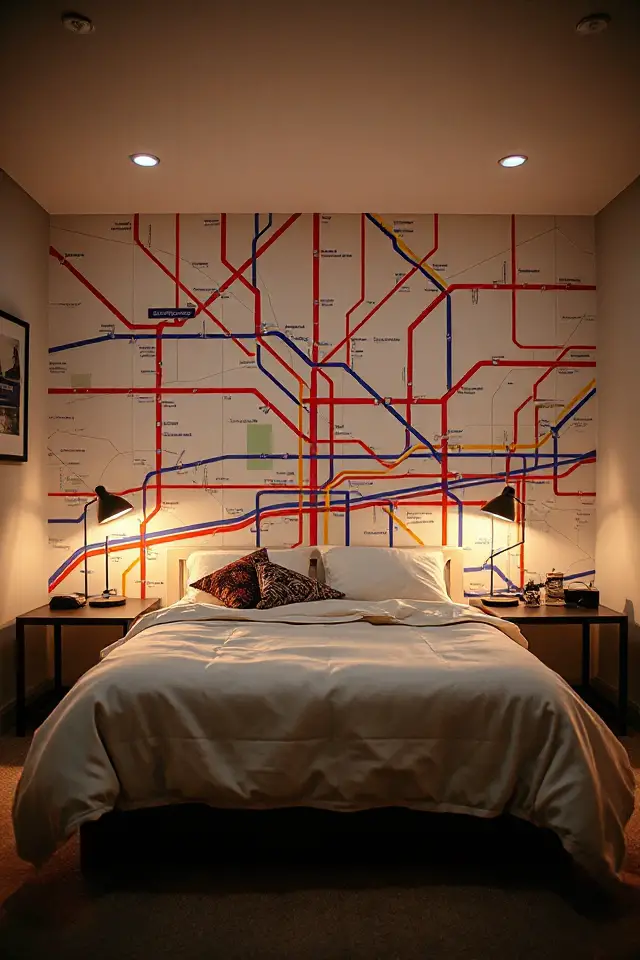 london underground map decor