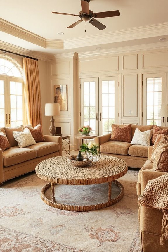 Don’t Miss These 22 Stunning Living Rooms in Warm Neutrals 44 luxurious textures warm neutrals