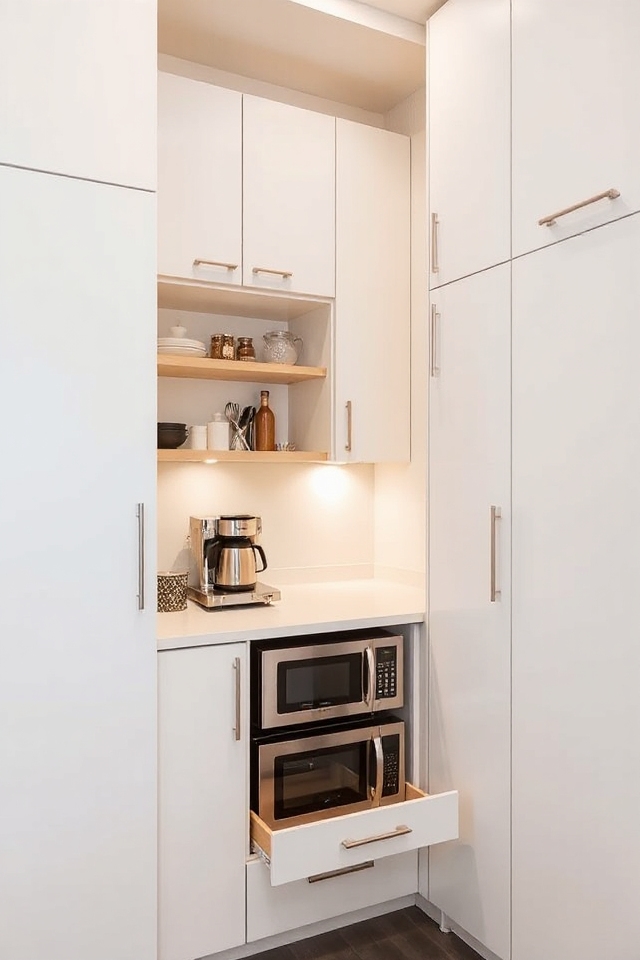 maximize vertical kitchen storage