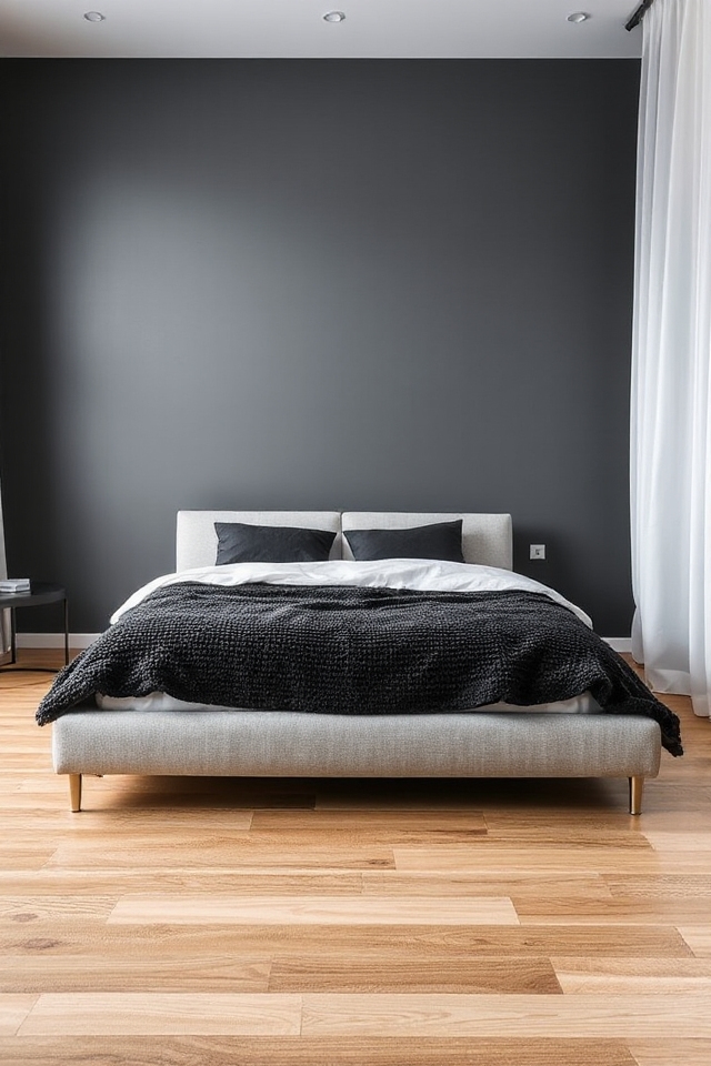 Would You Try A No Headboard Bedroom? These 22 Homes Make It Work 86 monochrome bedroom sophistication defined