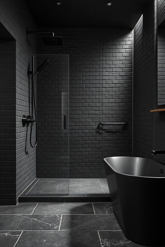 15 Bathrooms With Black Fixtures to Inspire Your Next Reno Project 23 monochrome elegance in bathrooms