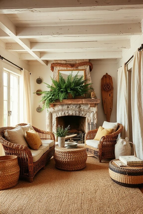 natural textures enhance warmth