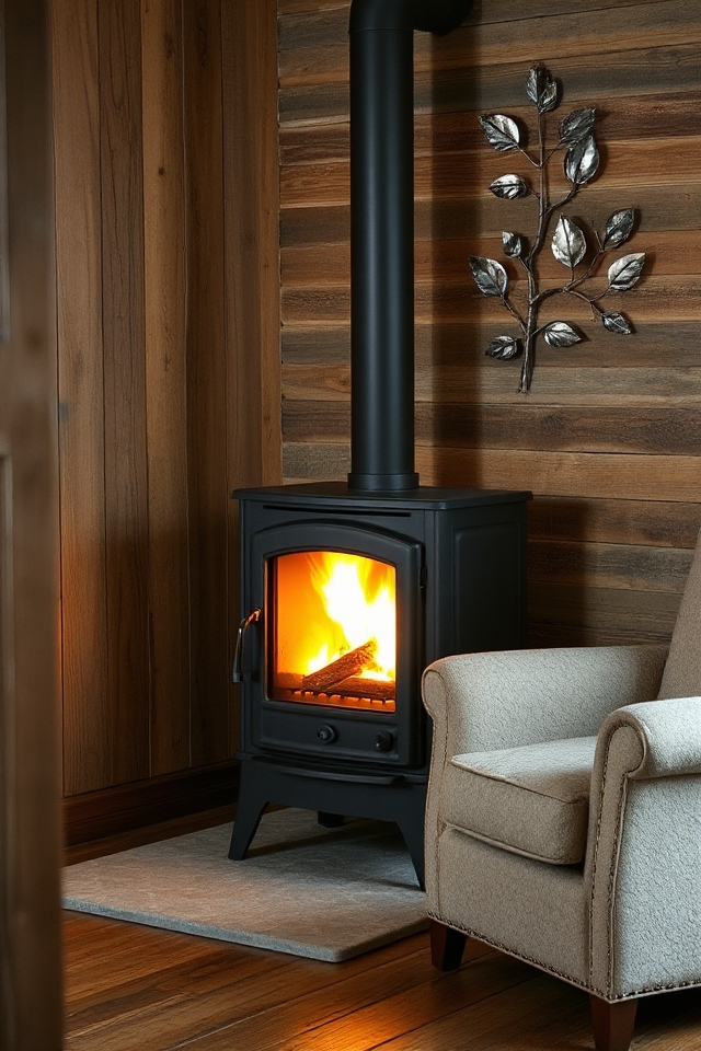 40 Wood-Burning Stove Decor Ideas To Warm Up Your Space 93 nature inspired metal sculptures
