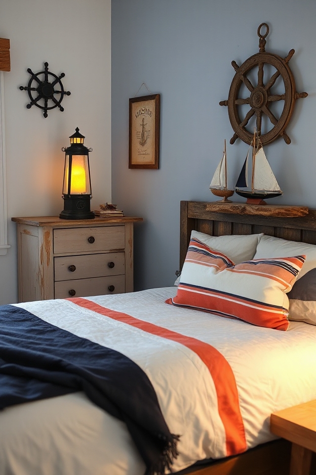 40 Nautical Bedroom Ideas if You Love Boats and Adventures 212 nautical themed lighthouse night light