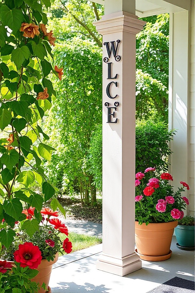 personalized home entry decor