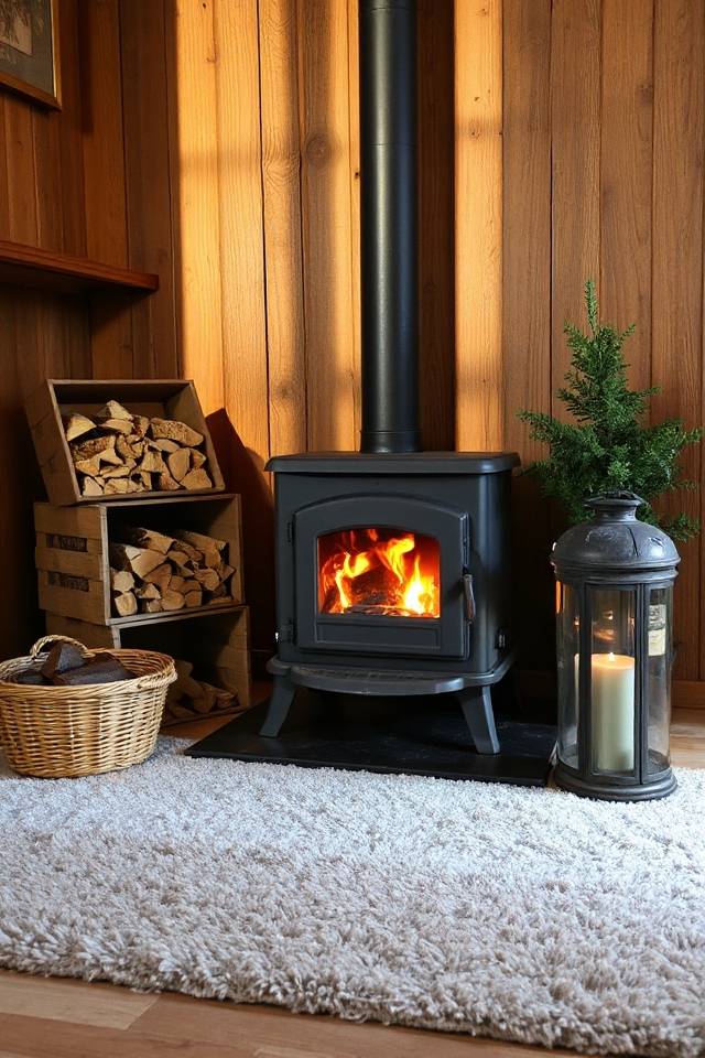 40 Wood-Burning Stove Decor Ideas To Warm Up Your Space 220 practical wooden crates decor
