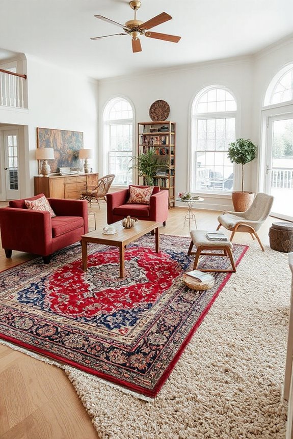 Tip: Use Area Rugs to Define Separate Conversation Areas in Your Open Floor Plan 30 rug care and maintenance