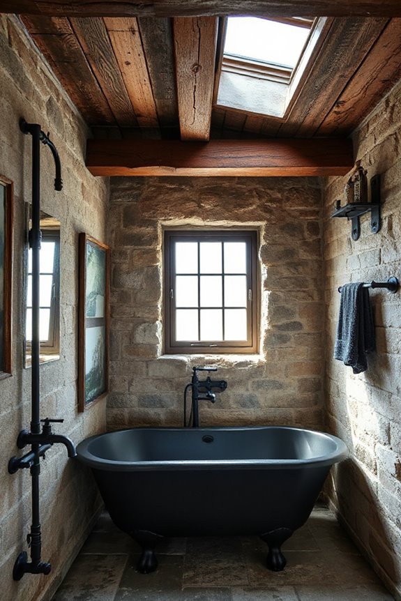 15 Bathrooms With Black Fixtures to Inspire Your Next Reno Project 30 rustic elegance with black fixtures