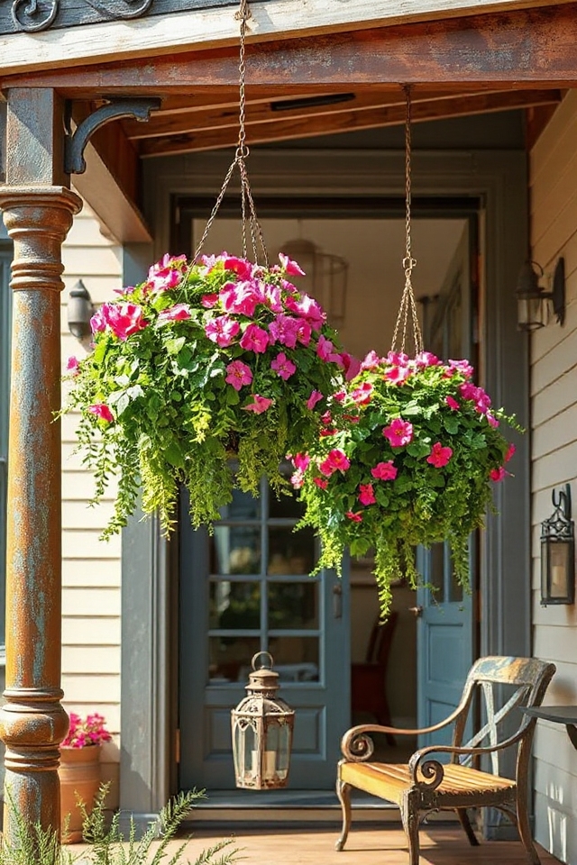 rustic metal posts elegance