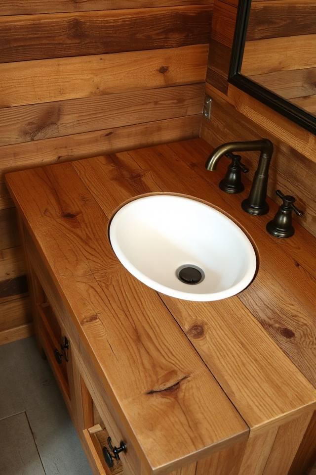 rustic reclaimed wood elegance