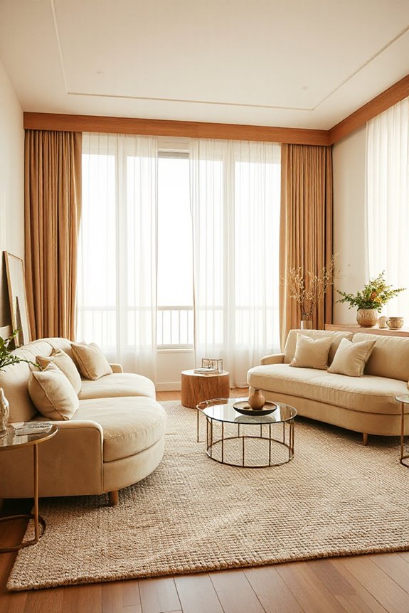 Don’t Miss These 22 Stunning Living Rooms in Warm Neutrals 72 serene monochromatic living room
