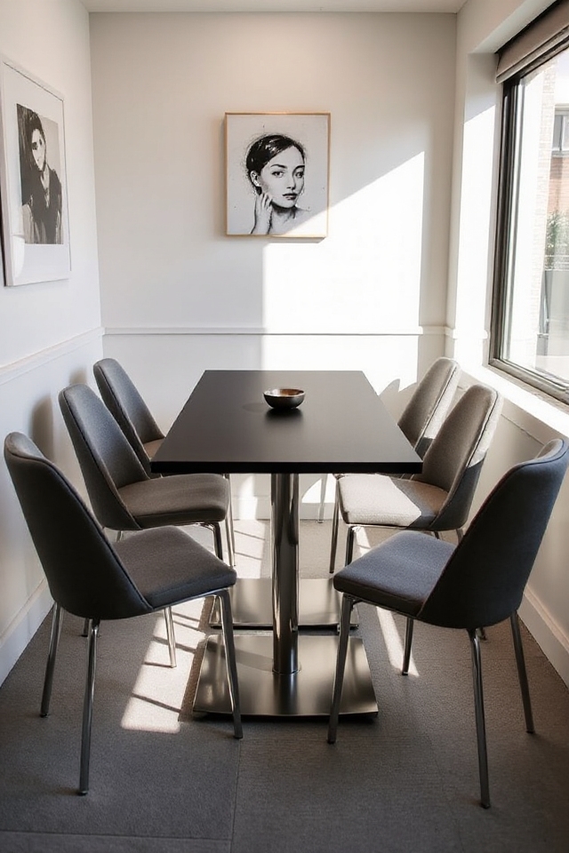 sleek slim profile chairs
