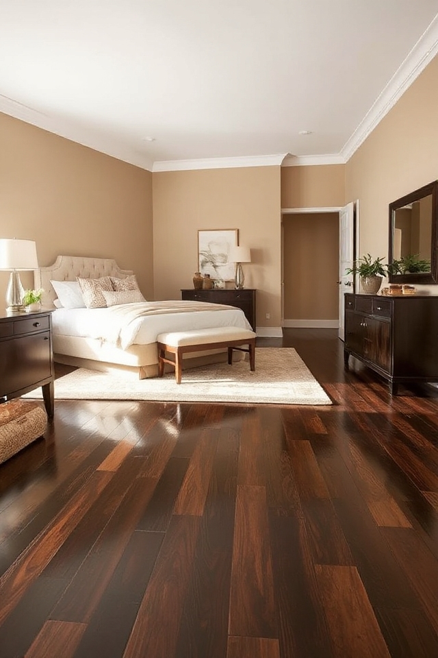 sophisticated dark wood decor