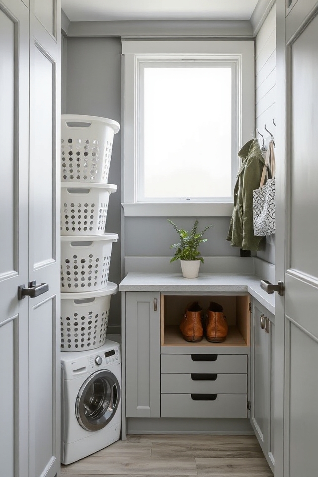 27 Clever Mudroom and Laundry Room Ideas To Maximize Space 156 space efficient laundry organization solutions