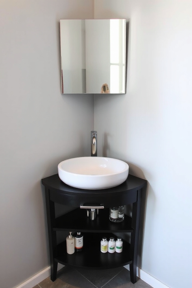 stylish corner vanities solutions